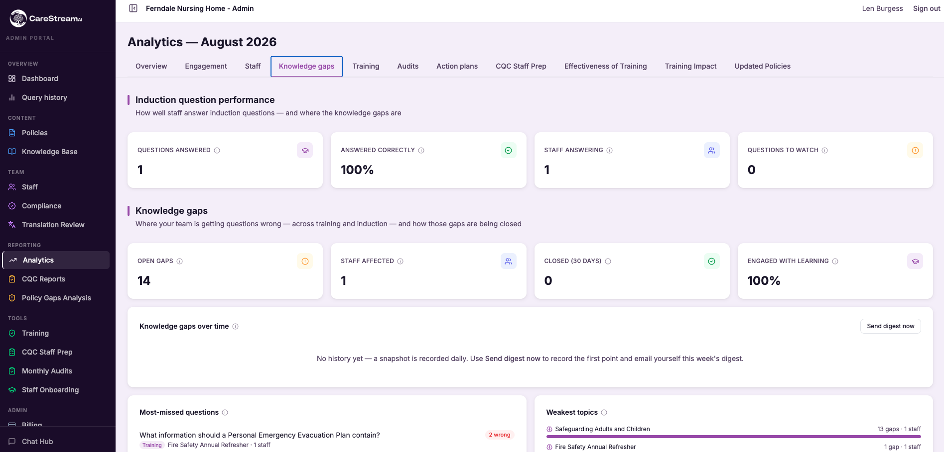 Your compliance evidence builds automatically.